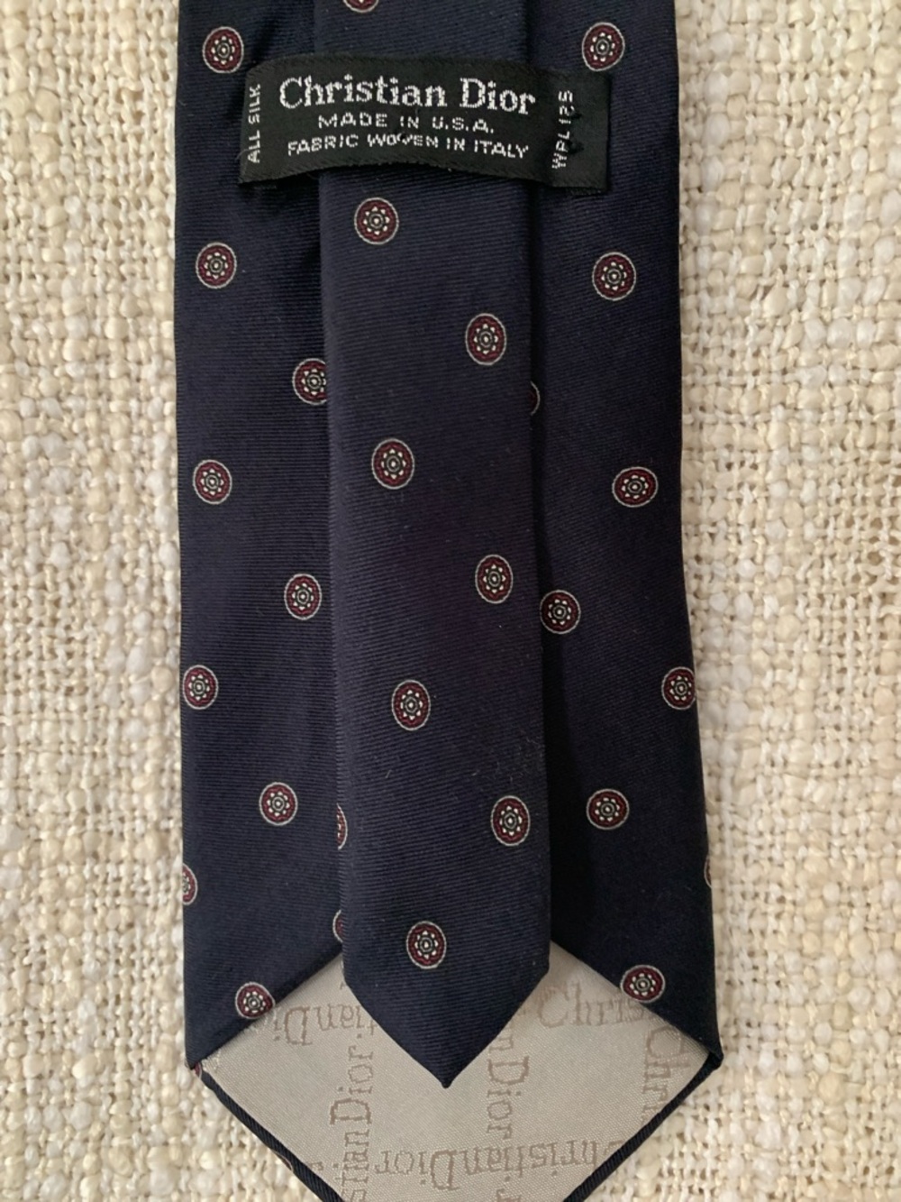 DIOR 100% silk tie